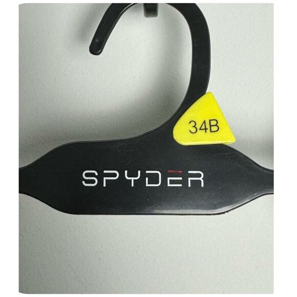 SPYDER NWT $68 2 Piece Lightly Padded Comfort BraS Purple and Black Women's 34B - Picture 8 of 9